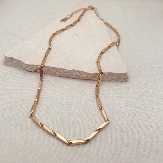 EVERYDAY GEOMETRIC LINK NECKLACE