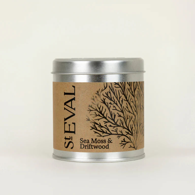 SEA MOSS & DRIFTWOOD - SCENTED TIN CANDLE