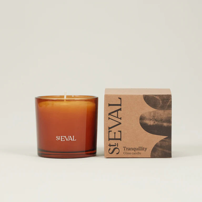 TRANQUILLITY - AMBER GLASS CANDLE