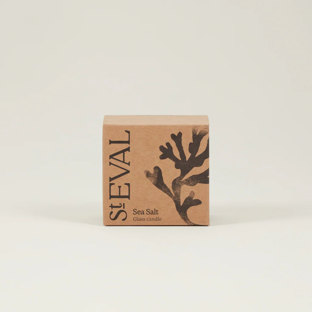 Sea Salt, Amber Glass Candle