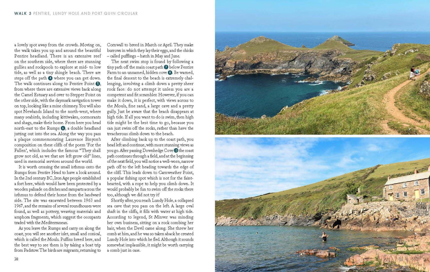 WILD SWIMMING WALKS CORNWALL