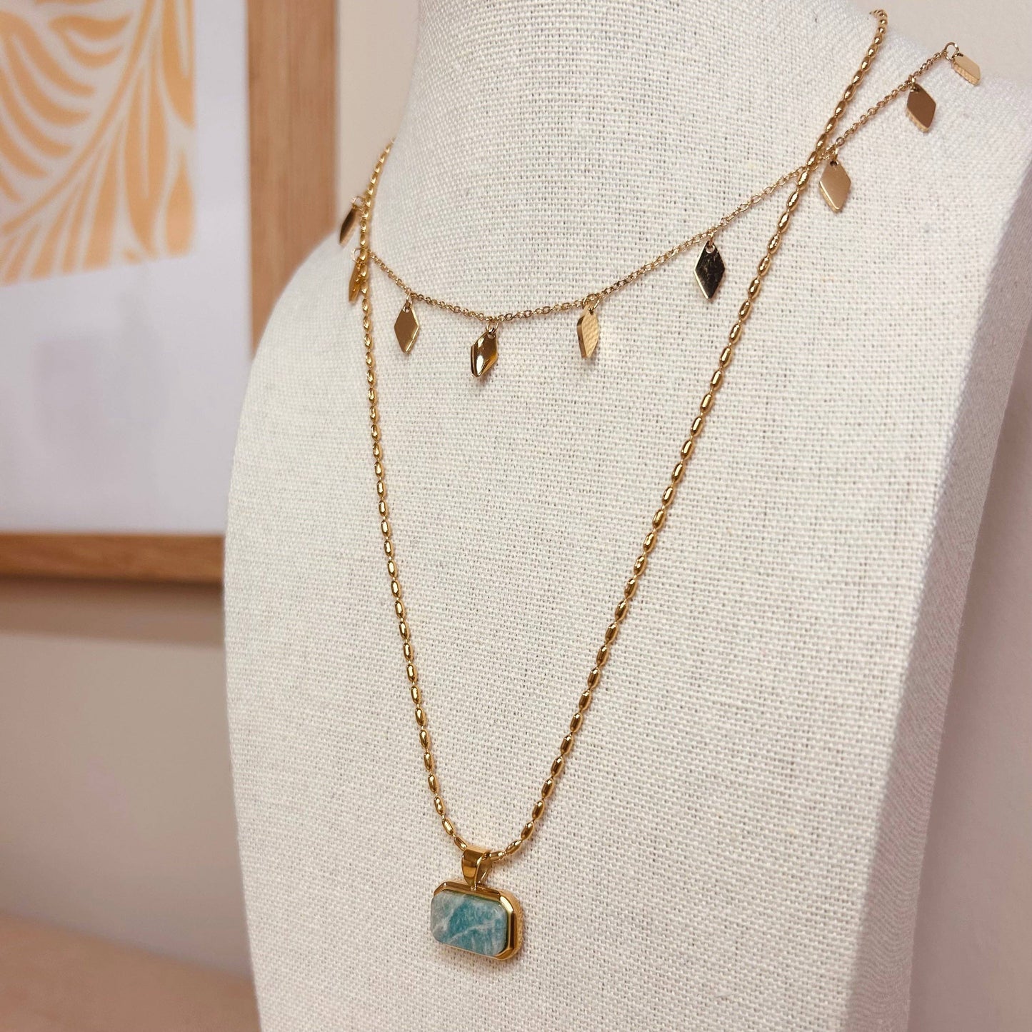 EVERYDAY GOLD DIAMOND DROP NECKLACE