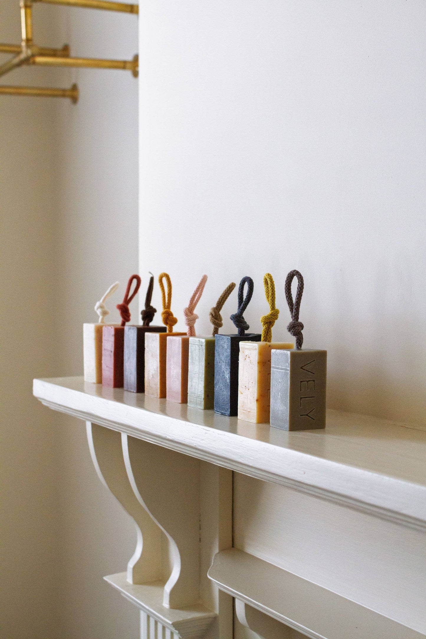 Natural Handmade Soap On A Rope "Orange Kiss"