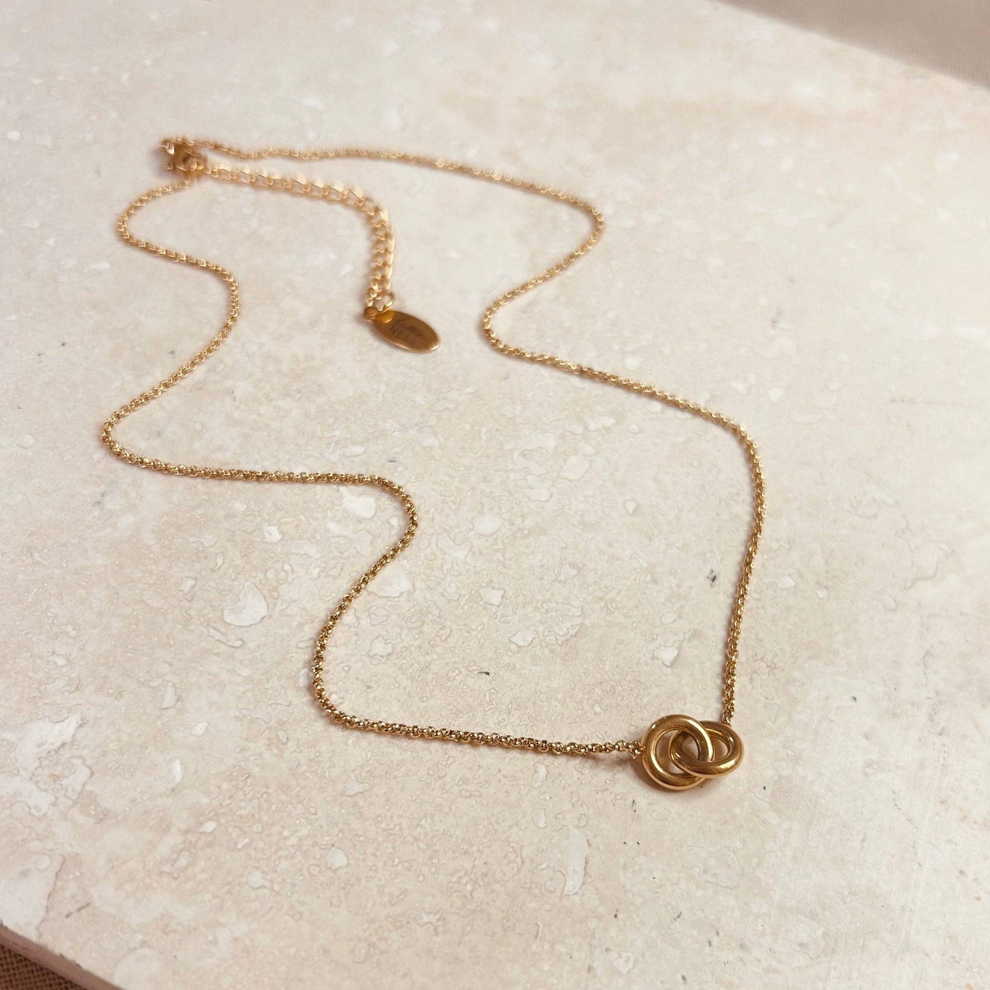 Everyday Double Circle Necklace