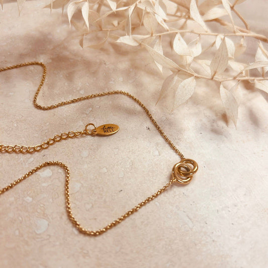 Everyday Double Circle Necklace