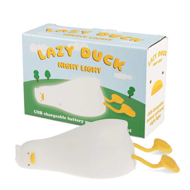 USB rechargeable dimmable night light - Lazy Duck