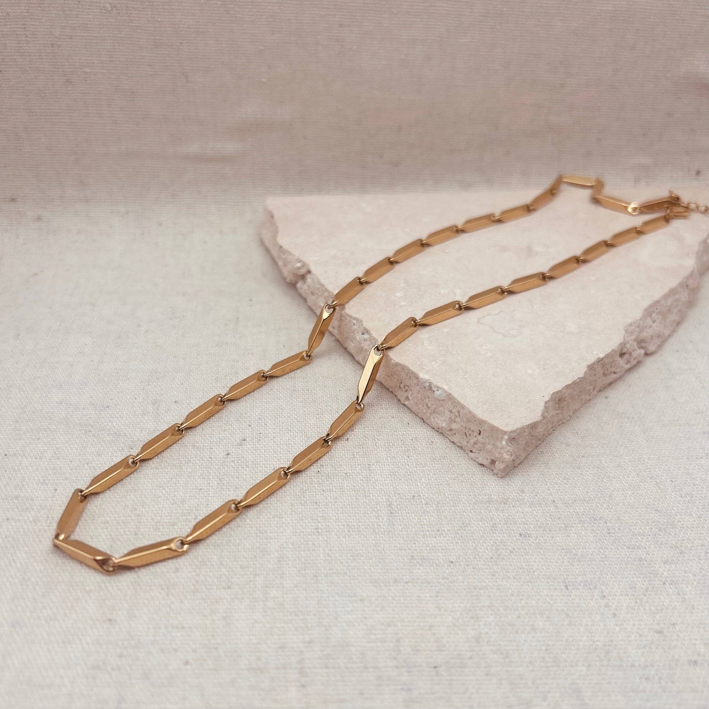 Everyday Geometric Link Necklace