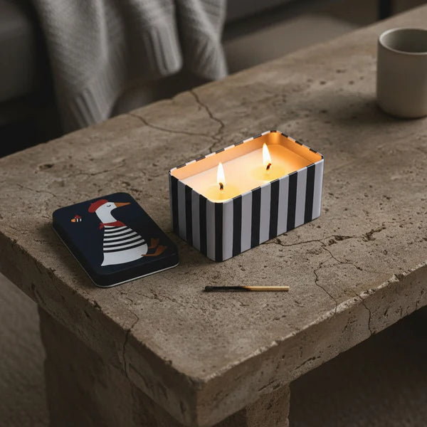 Perfect for gifting, styling a coffee table, and bringing a soft glow to your evenings, these tins are designed to feel special without trying too hard. Compact, lightweight, they’re the kind of candle you buy “just one” of… and then come back for the rest.