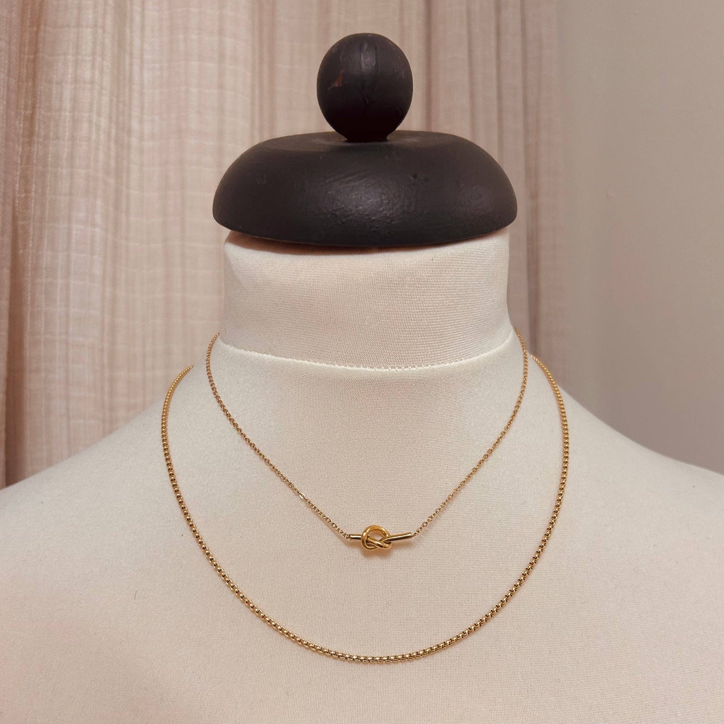Everyday Gold Knot Necklace