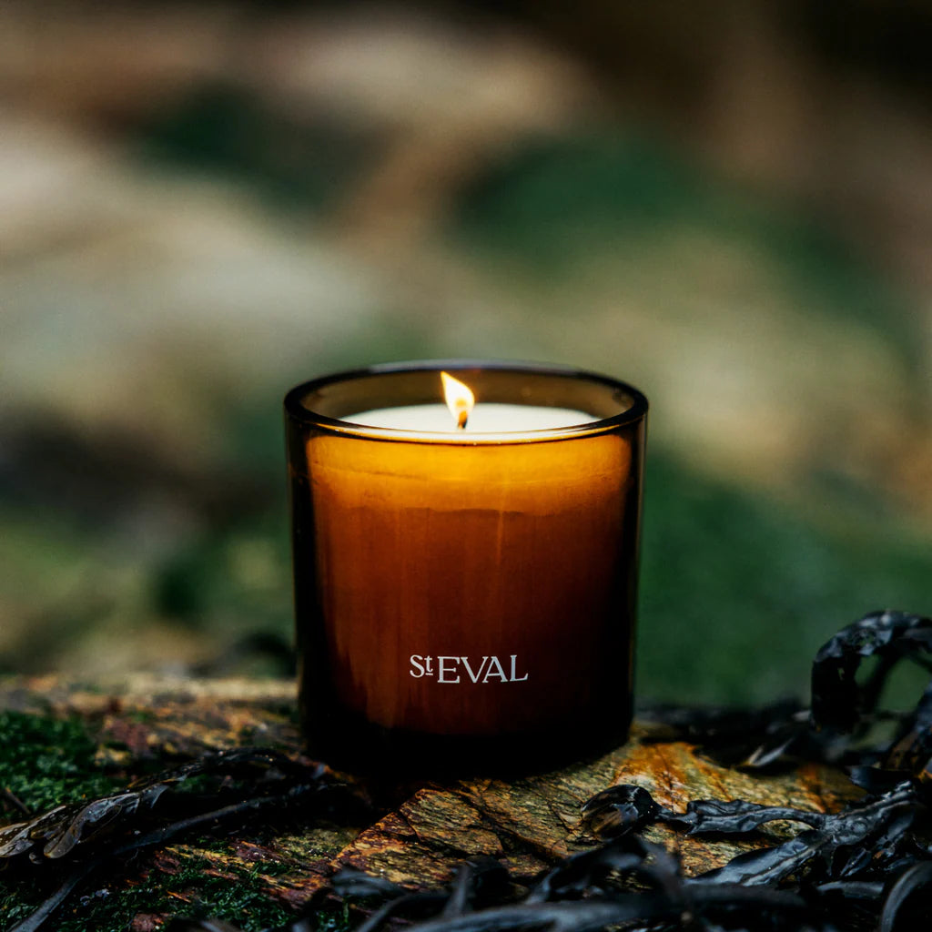 Sea Salt, Amber Glass Candle