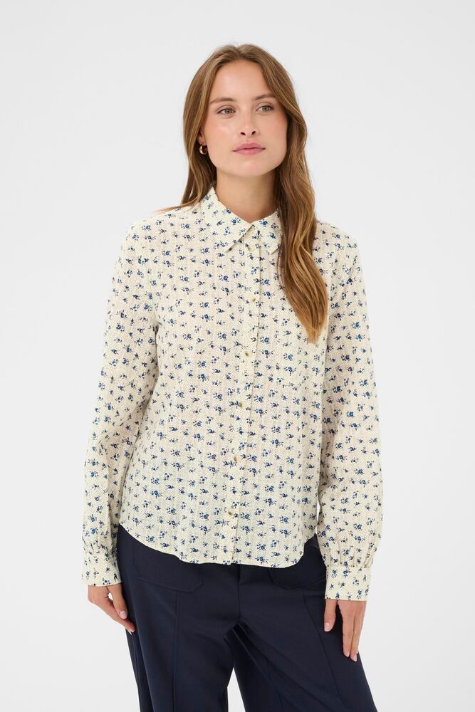 Omelia Shirt Turtledove - White  Beach House Boutique Rock  Cornwall  