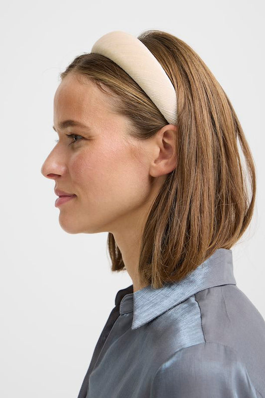 Composition : 95% Polyester, 5% Metallic Yarn
Colour:Birch Mix
Headband.
The Beach House Boutique, Rock, Cornwall.