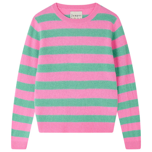 Cashmere Stripe Crew