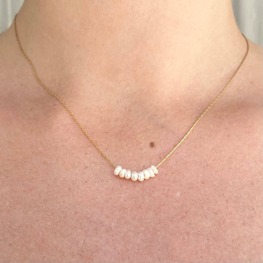 EVERYDAY BEADED PEARL NECKLACE