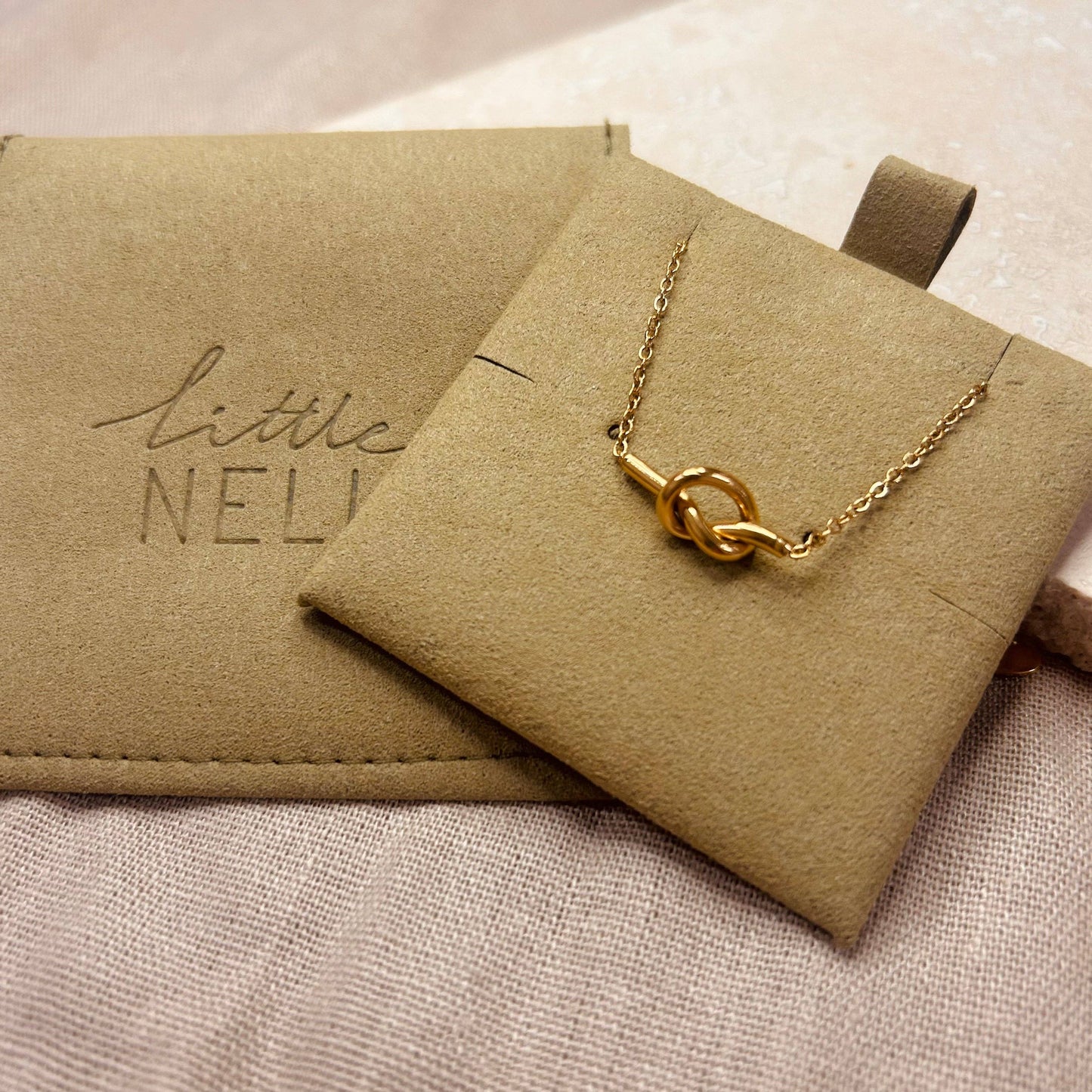 Everyday Gold Knot Necklace