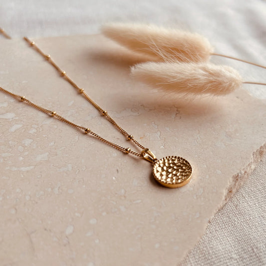 HAMMERED COIN NECKLACE