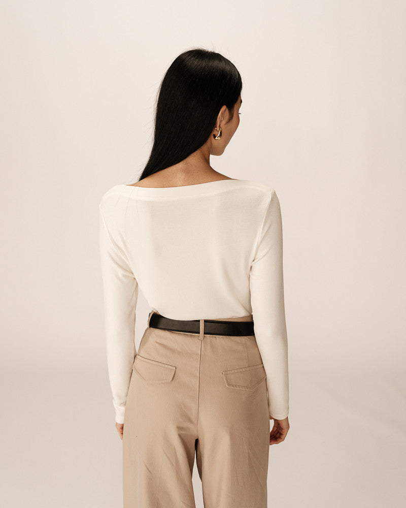 Pierrot Boatneck Top