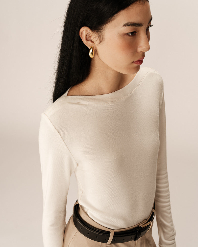 Pierrot Boatneck Top