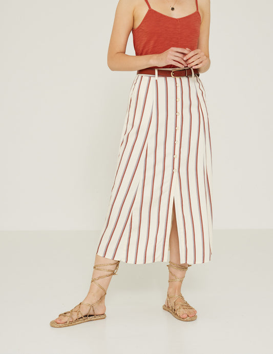 Yerse Flowy Midi Skirt