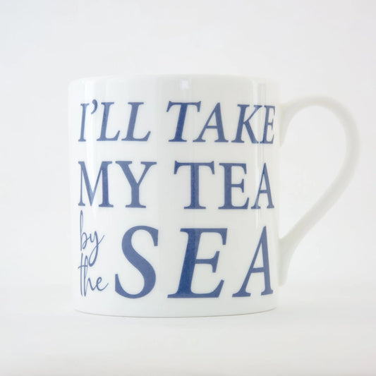 TEA BY THE SEA COASTAL FINE BONE CHINA MUG