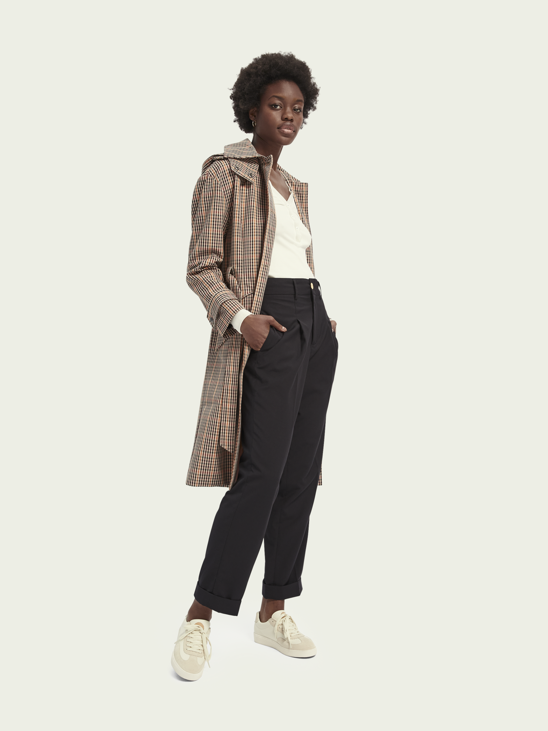 Tailored High Waist Pants